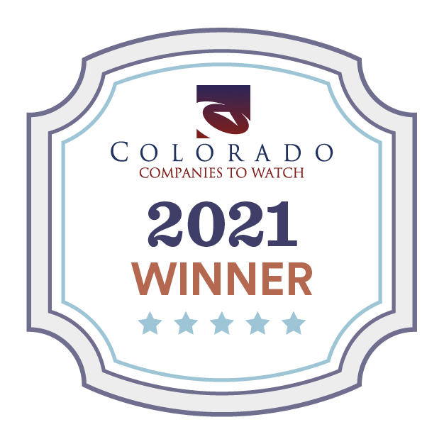 Badge winner of 2021 Colorado Companies to Watch list